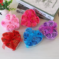 Coffret 9 Roses Savon Parfumées – Fleurs Décoratives de Bain – Idée Cadeau Saint-Valentin & Anniversaire