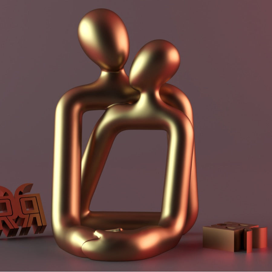 Statue de Couple Harmonie